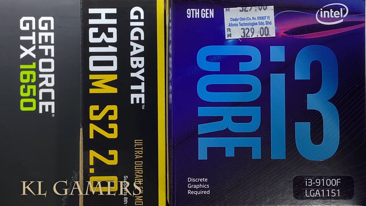 intel Core i3 9100F GIGABYTE H310M S2 2.0 GTX 1650 Budget Gaming Build with Benchmark