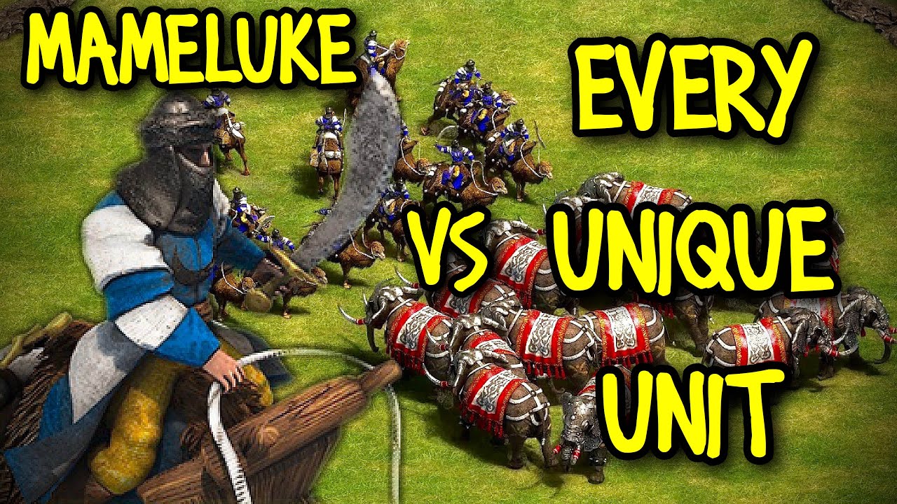 ELITE MAMELUKE vs EVERY UNIQUE UNIT | AoE II: Definitive Edition