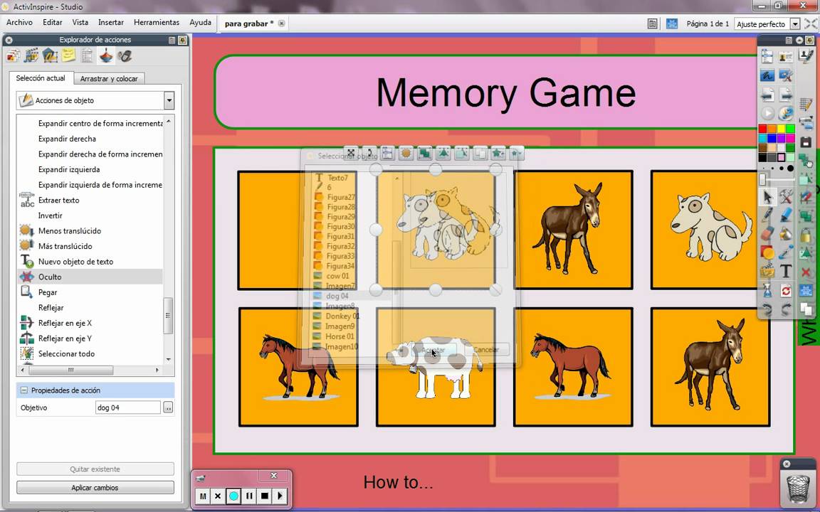ActivInspire Activity - Memory Game