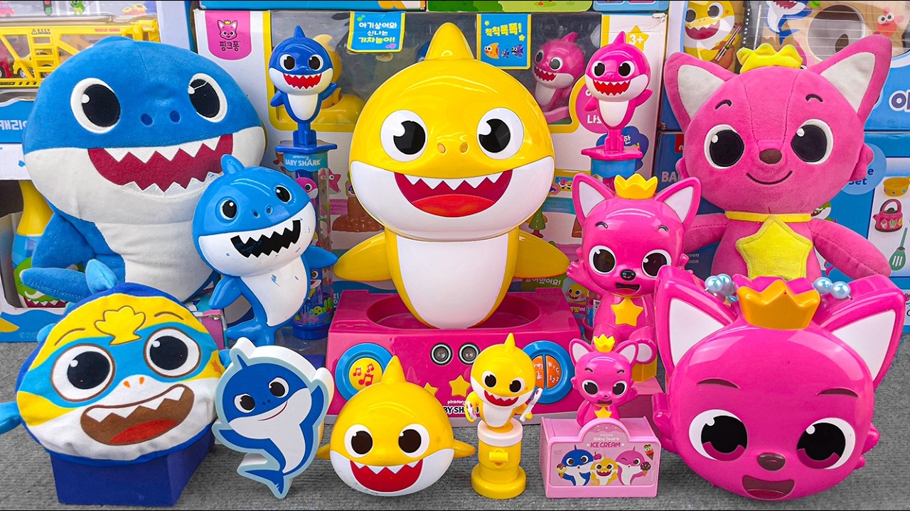 61 Minutes BABY SHARK Collection Unboxing - Satisfying Unboxing (ASMR)