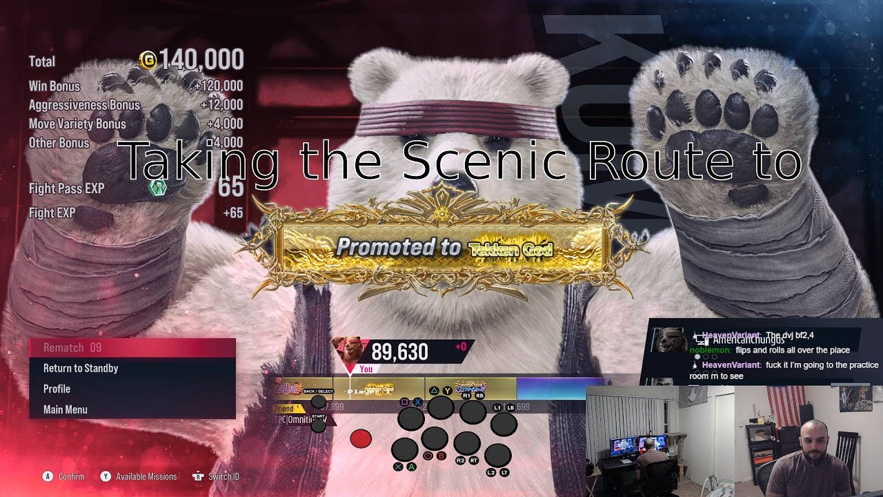 Taking the Scenic Road to Tekken God Kuma