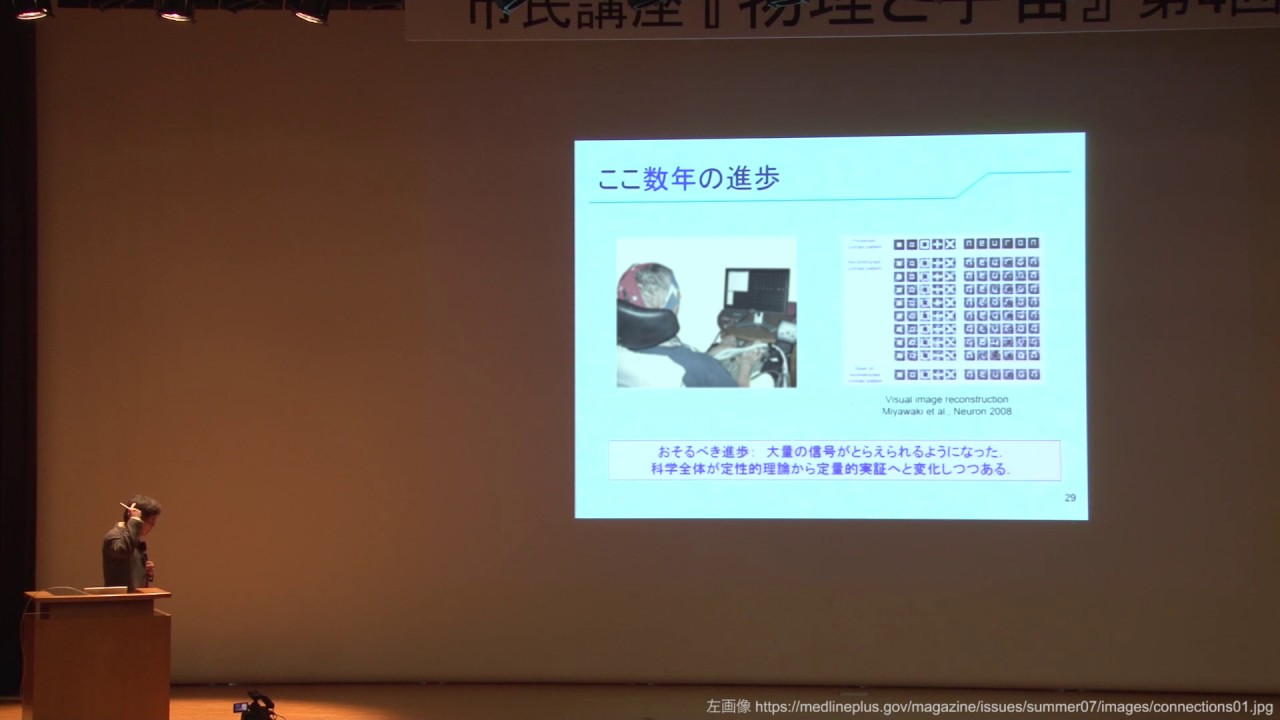 京都大学 市民講座「物理と宇宙」第４回「脳の計算原理を探る」03 篠本 滋（京都大学理学部物理学第一教室 准教授）