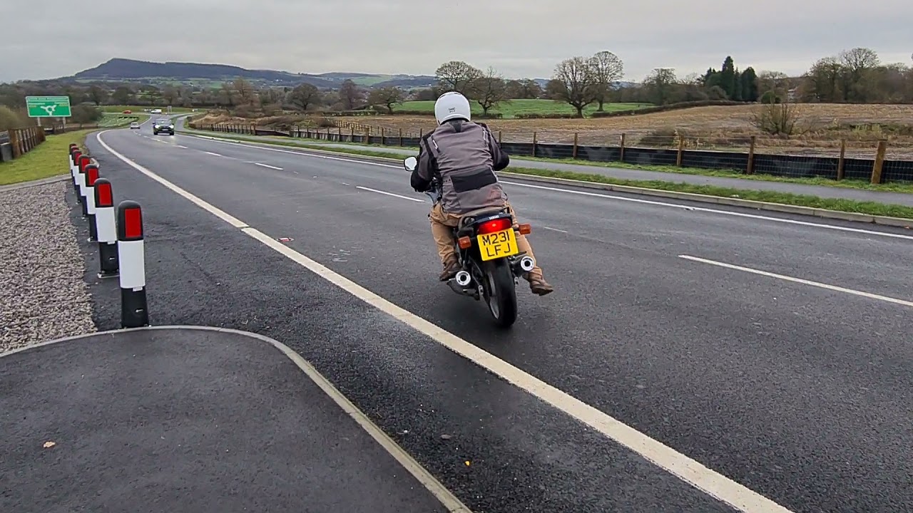 1995 YAMAHA XJ600 DIVERSION TEST RIDE.