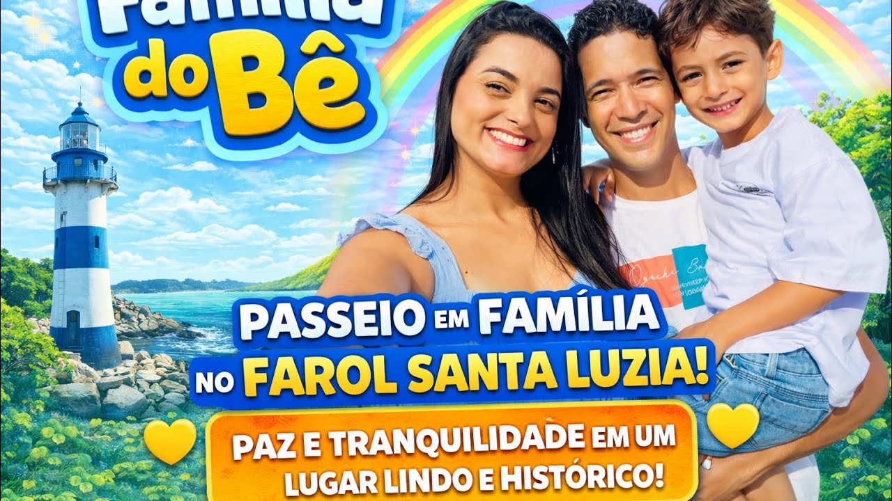 Explorando o Farol de Santa Luzia com a Família | Vem passear com a gente! 🌊