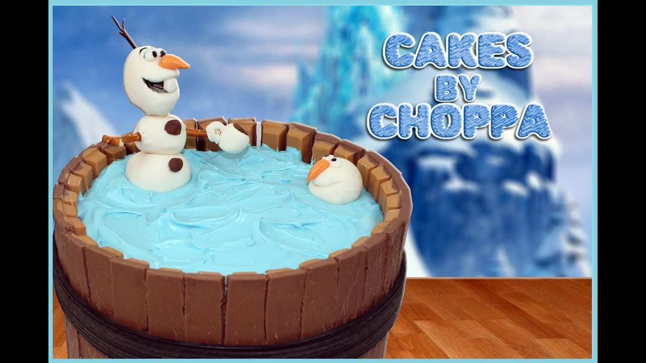 OLAF Kit-Kat Cake | Disney's FROZEN (How To)