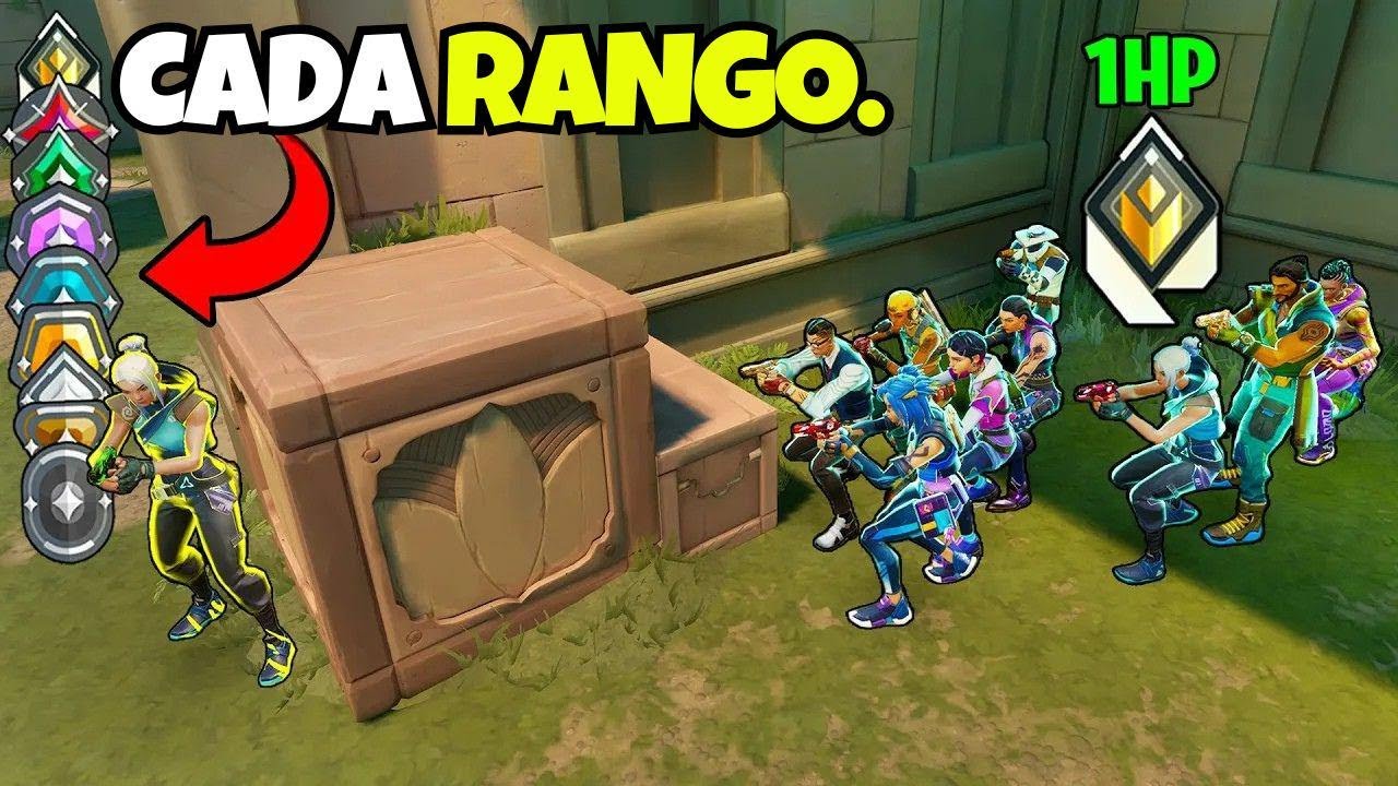 ¡Un jugador de cada rango contra 9 Radiants! ¿Quién logrará sobrevivir?
