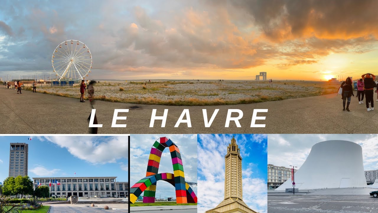 Le Havre, la ville des artistes.  Plage du Havre.