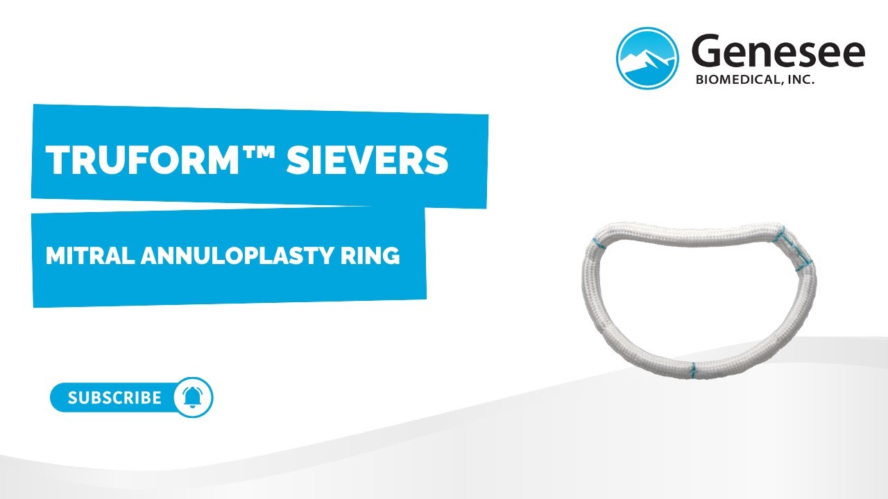 TruForm™ Sievers Annuloplasty Ring | Semi-Rigid Mitral Valve Repair with Anatomical D-Shape