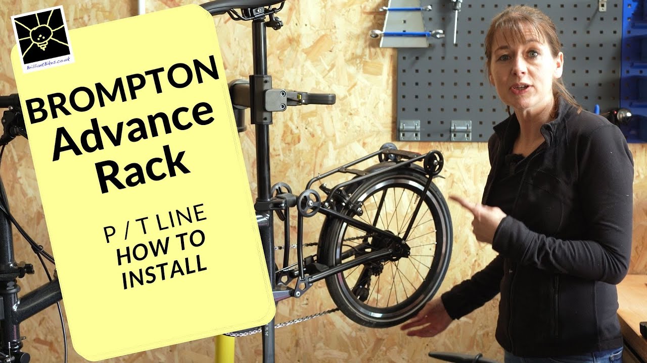 Установка багажника Brompton Advance