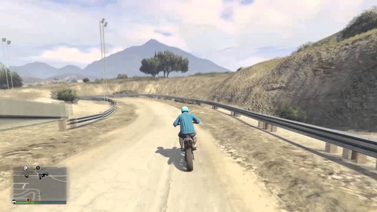 GTA V circuito de motocross (cinemática)