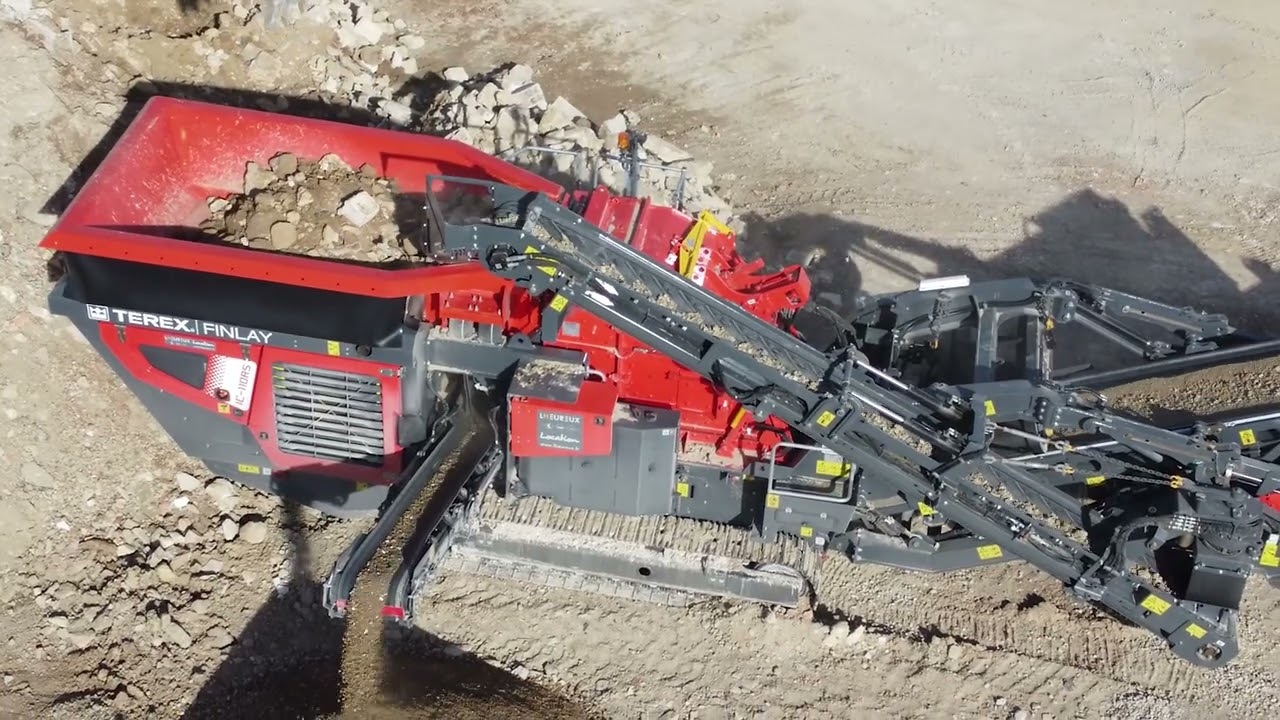 Concasseur à percussion TEREX FINLAY IC110RS – recyclage de bétons
