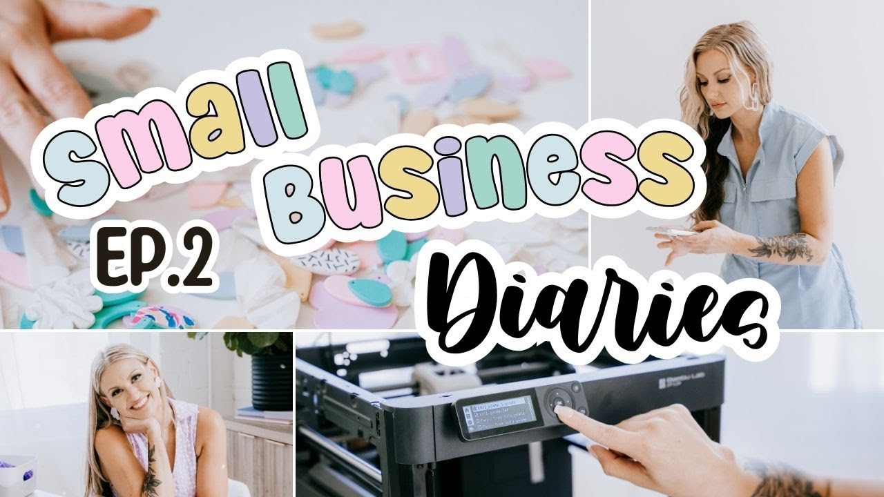 ✿ Small Business Diaries - Ep 2 ✿ | Maverly Designs | Studio Vlog | Week in my shop! ✿