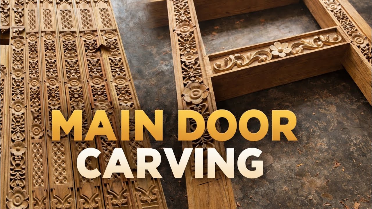 Latest Wooden Door Frame Design 2026 | Carving #TraditionalMainDoorFrame