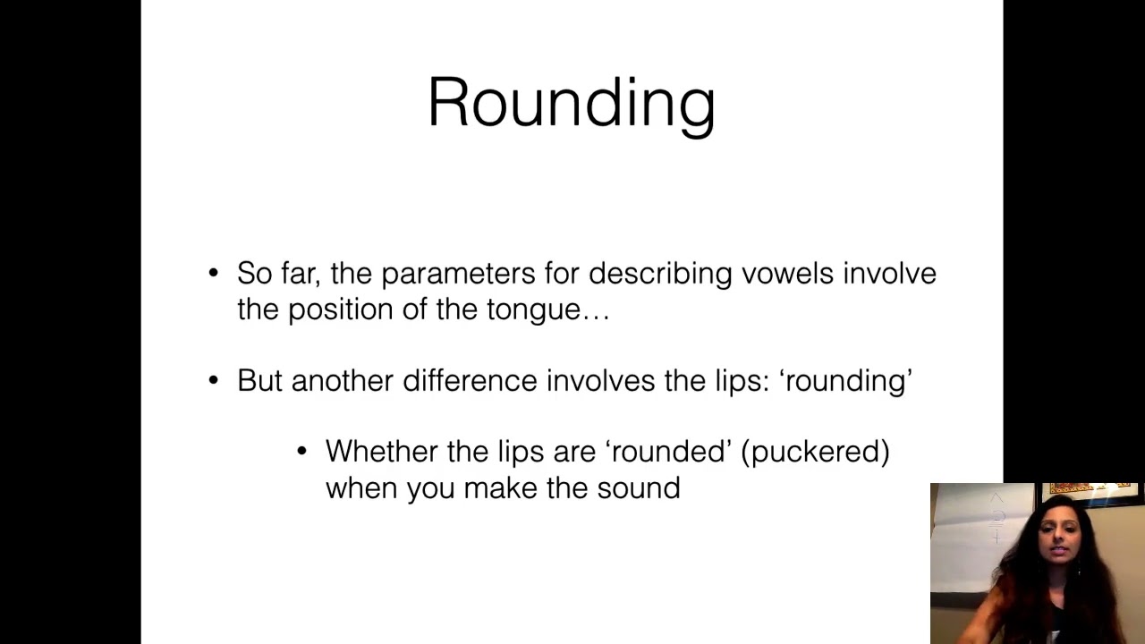 Lecture 4  Vowels