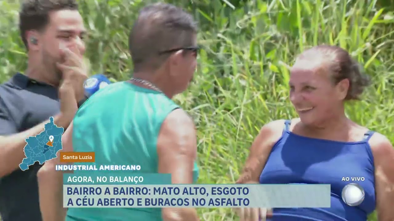 Bairro a Bairro: moradores denunciam mato alto e falta de infraestrutura em Santa Luzia (MG)