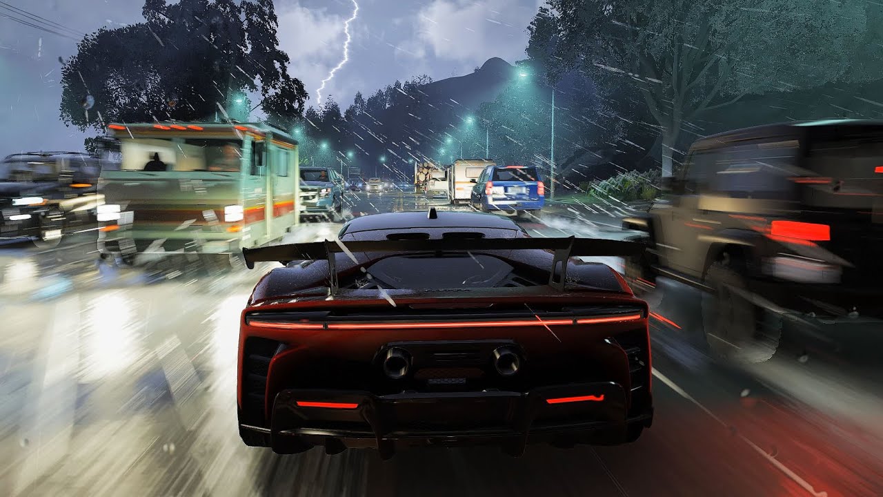 GTA 5 Overhaul Realistic Weather With Enhanced Real Life Lighting Gameplay On RTX4090 Ultra Settings