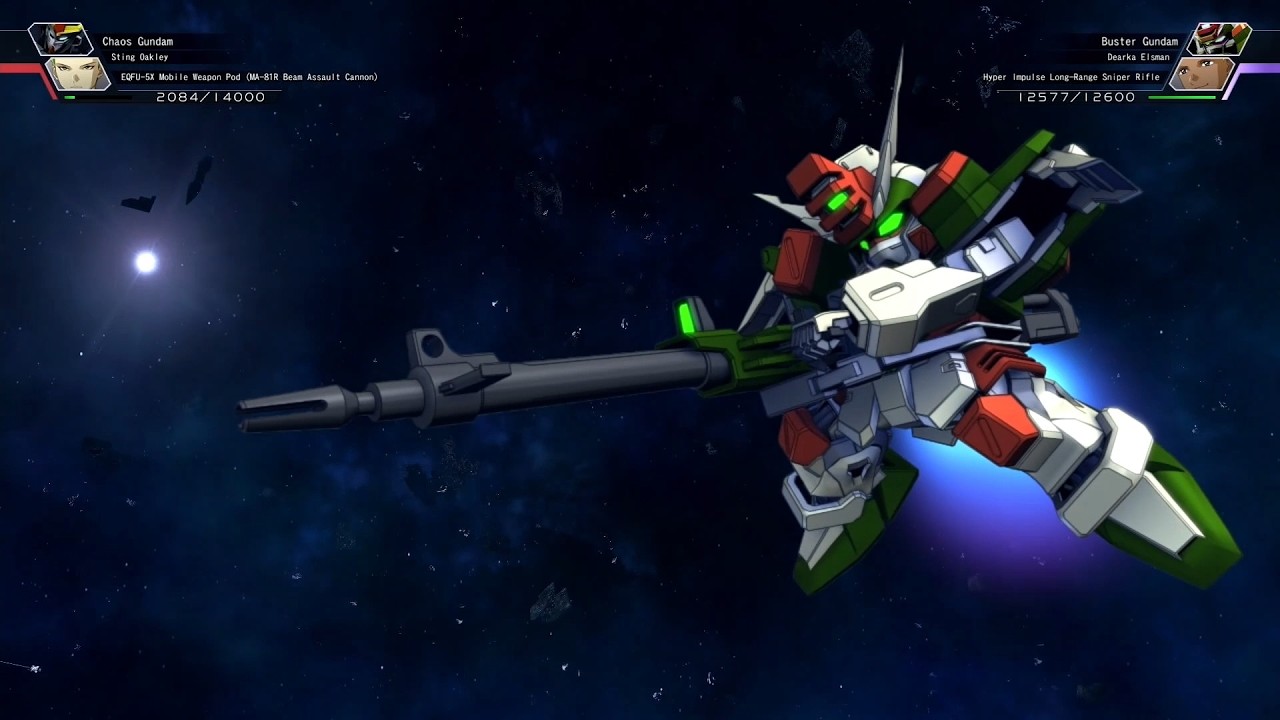 SD Gundam G Gen Cross Rays - GAT-X103 Buster Gundam (Dearka Elsman) (Mobile Suit Gundam SEED)