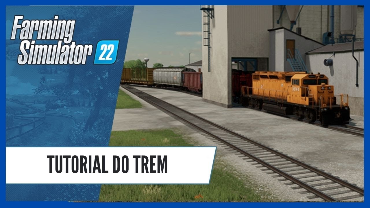 Como usar o TREM do FS22, Vender para outras cidades | FARMING SIMULATOR 22