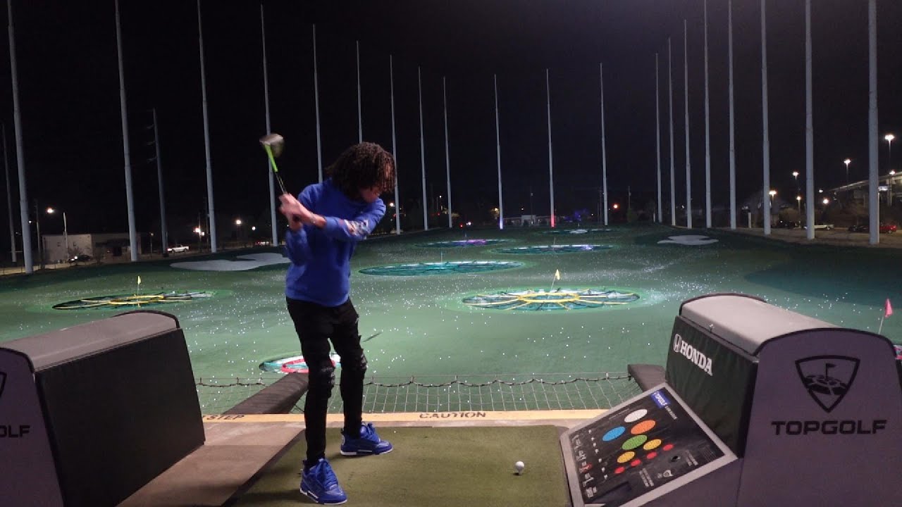 tiger woods with the stick