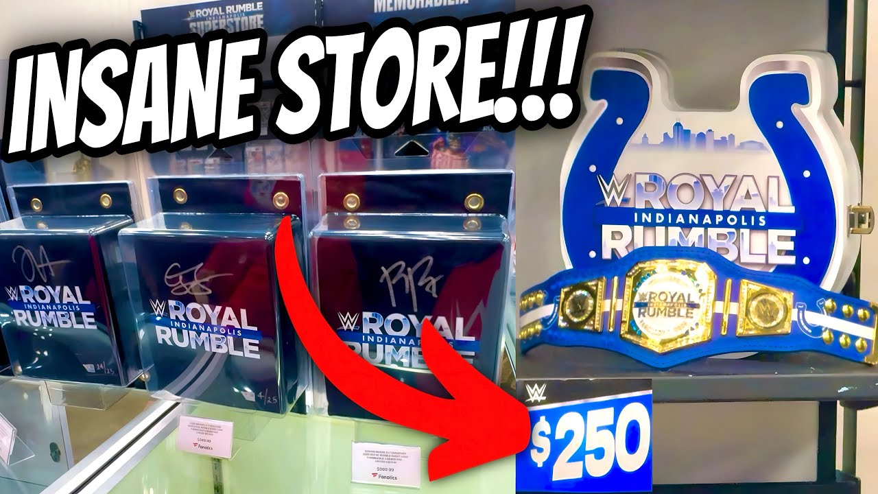 My INSANE WWE SUPERSTORE Experience!