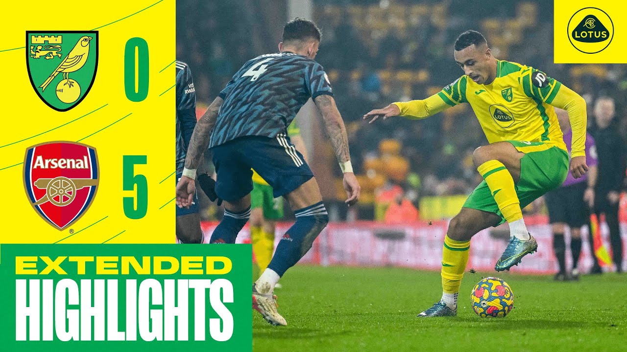 EXTENDED HIGHLIGHTS | Norwich City 0-5 Arsenal
