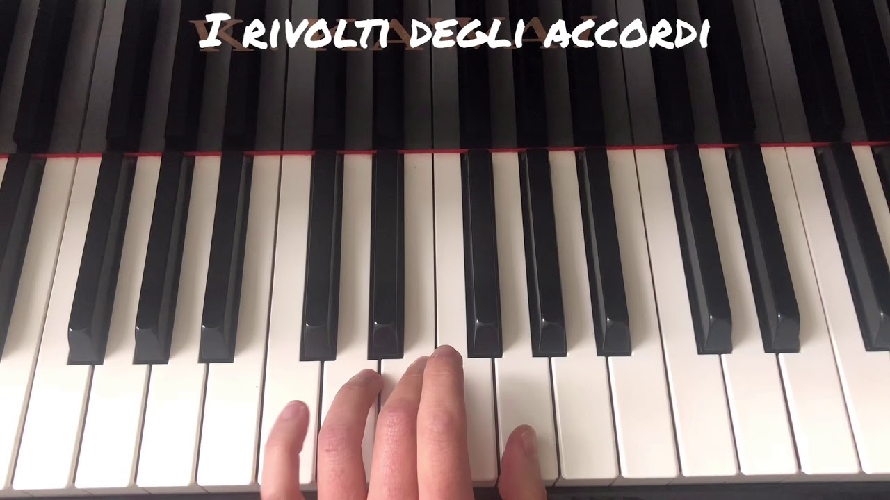 Accordi al piano lezione n.4: i rivolti