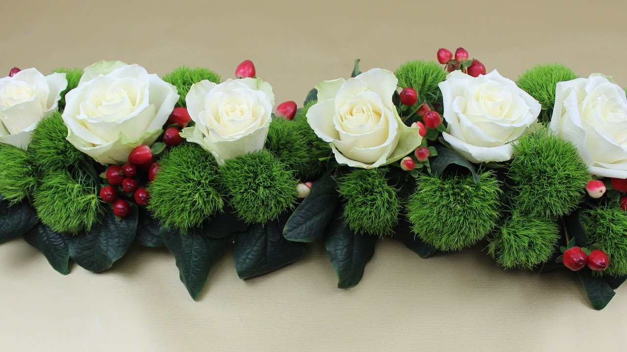 Tischdeko, Blumengesteck für die Hochzeit selber machen ❁ Deko Ideen mit Flora-Shop