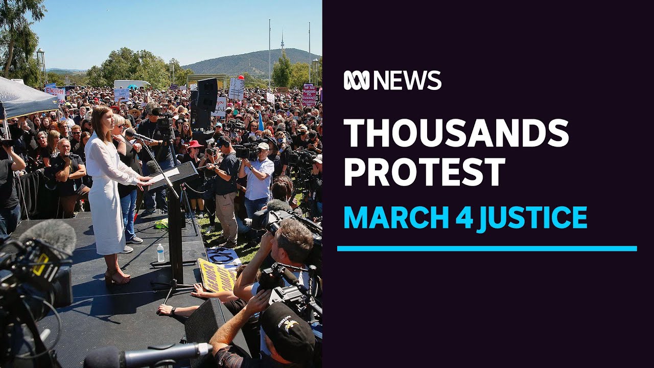 Thousands of people march throughout Australia as part of the March 4 Justice rally | ABC News