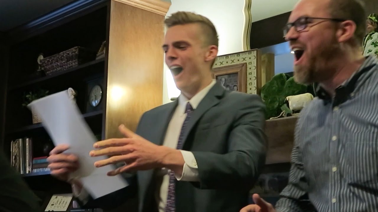 JACE'S MISSION CALL OPENING - MARCH 2017!