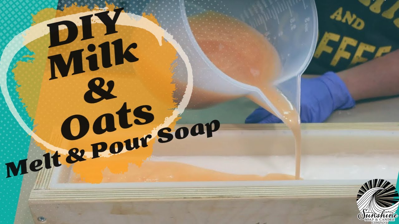 DIY Melt and Pour Milk and Oats Soap (Melt and Pour Soap Tutorial With Milk & Oats With Recipe)