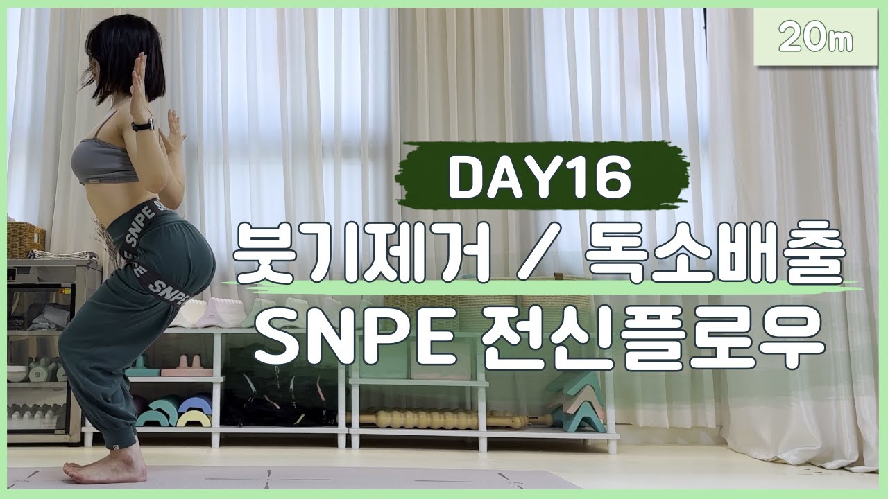 다이어트 • 부종타파 SNPE 전신플로우 | 붓기제거 · 독소배출 · 땀나는 운동루틴 | 몸맘일기