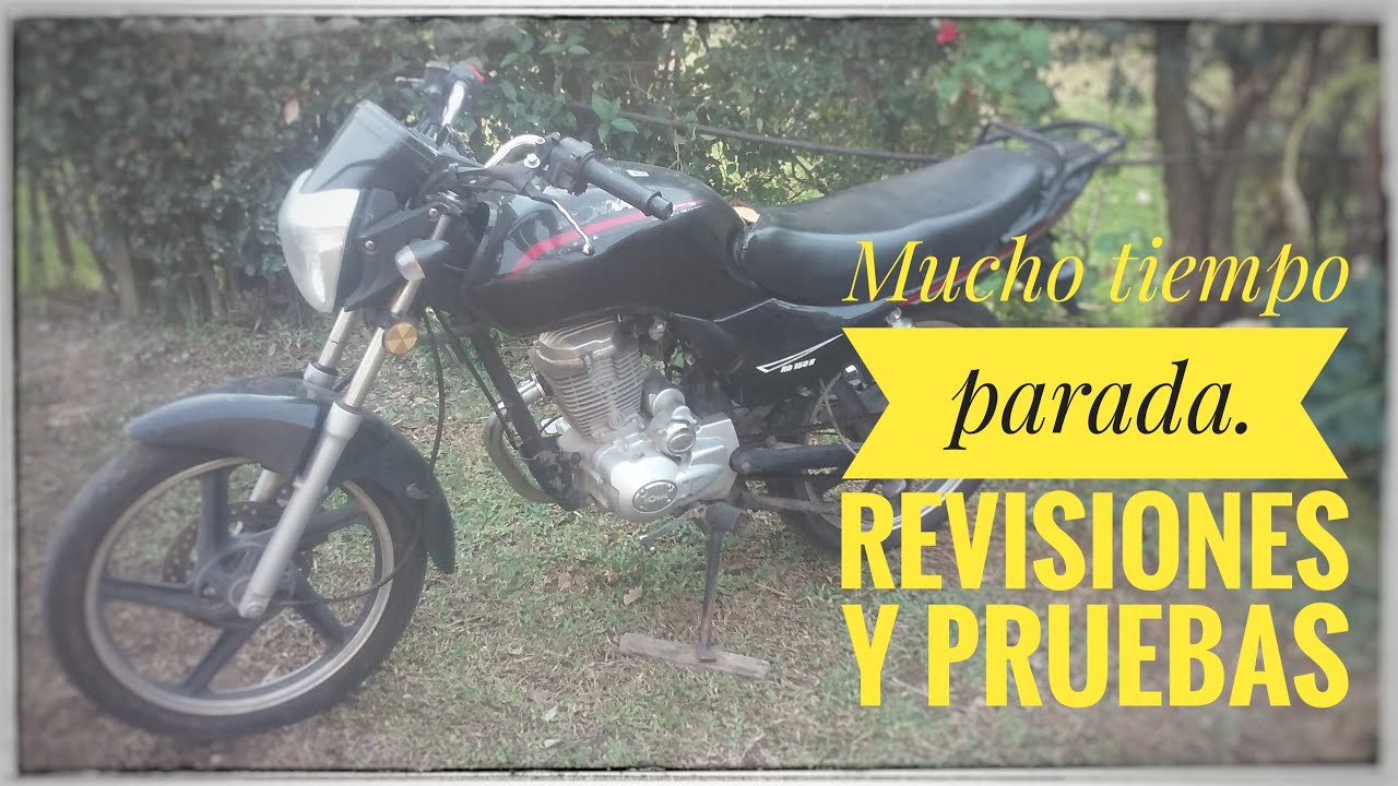 Arrancar de Cero, una moto parada mucho tiempo