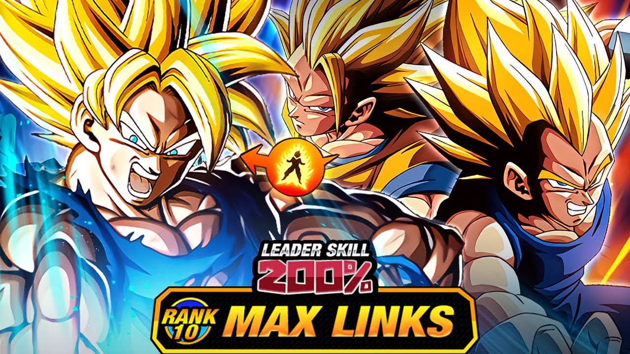 GLOBAL 8TH ANNIVERSARY! LEVEL 10 LINKS 100% LR SSJ3 GOKU & SSJ2 VEGETA! (DBZ: Dokkan Battle)