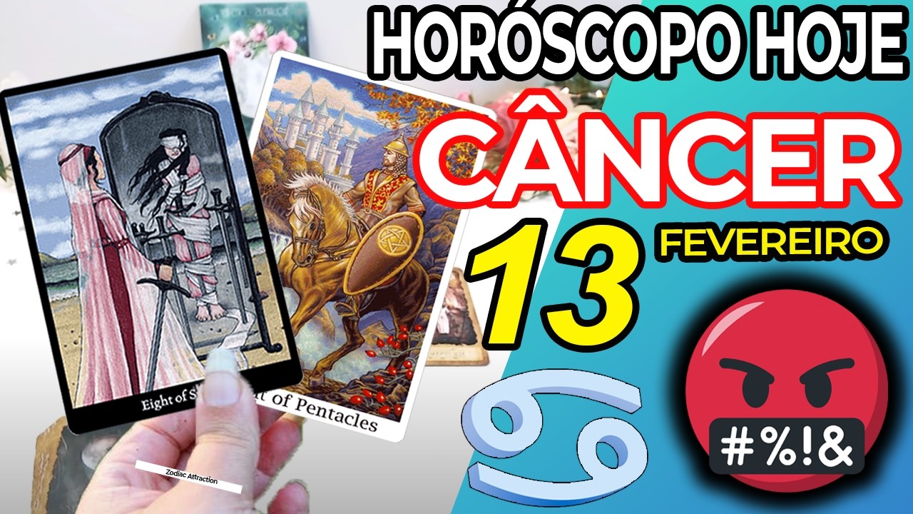 PARE JÁ❗️ALGUÉM ESTÁ PREPARANDO ALGO MALIGNO🤬 Câncer ♋ 13 Fevereiro 2026 | Horoscopo do dia de hoje
