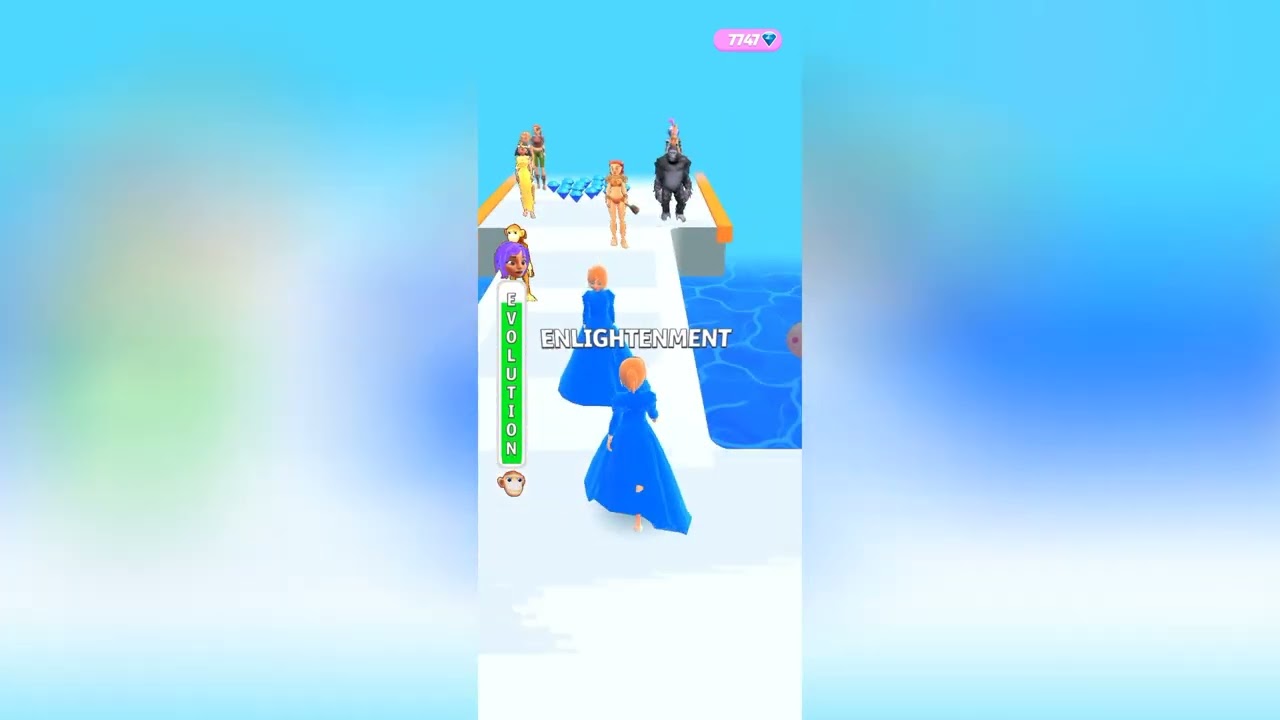 Game 2022 - Evolution Run 3D gameplay #shorts #tiktok #viral #fyp #game #rotating #treading #loop