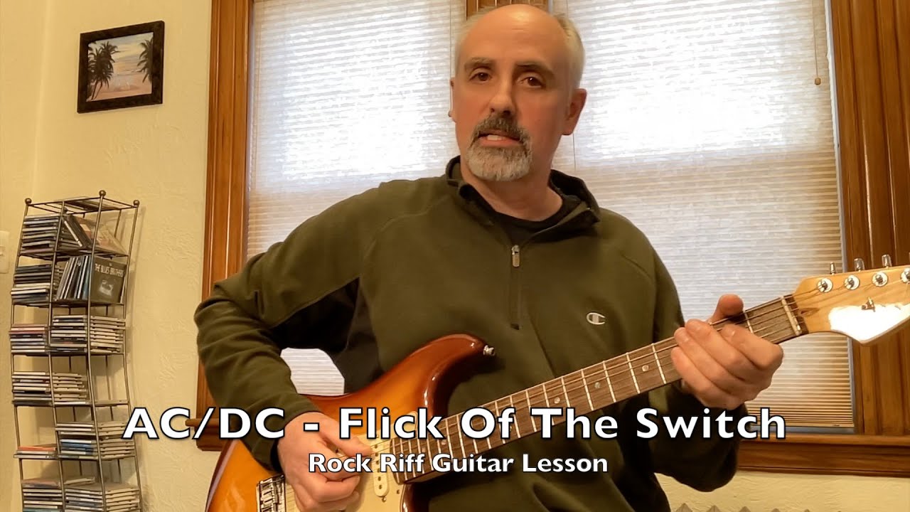 AC/DC Flick Of The Switch Guitar Lesson