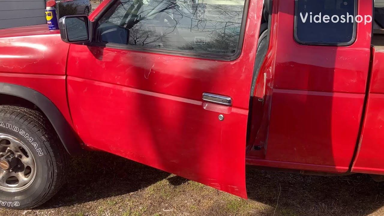 Nissan D21 stubborn door lock fix