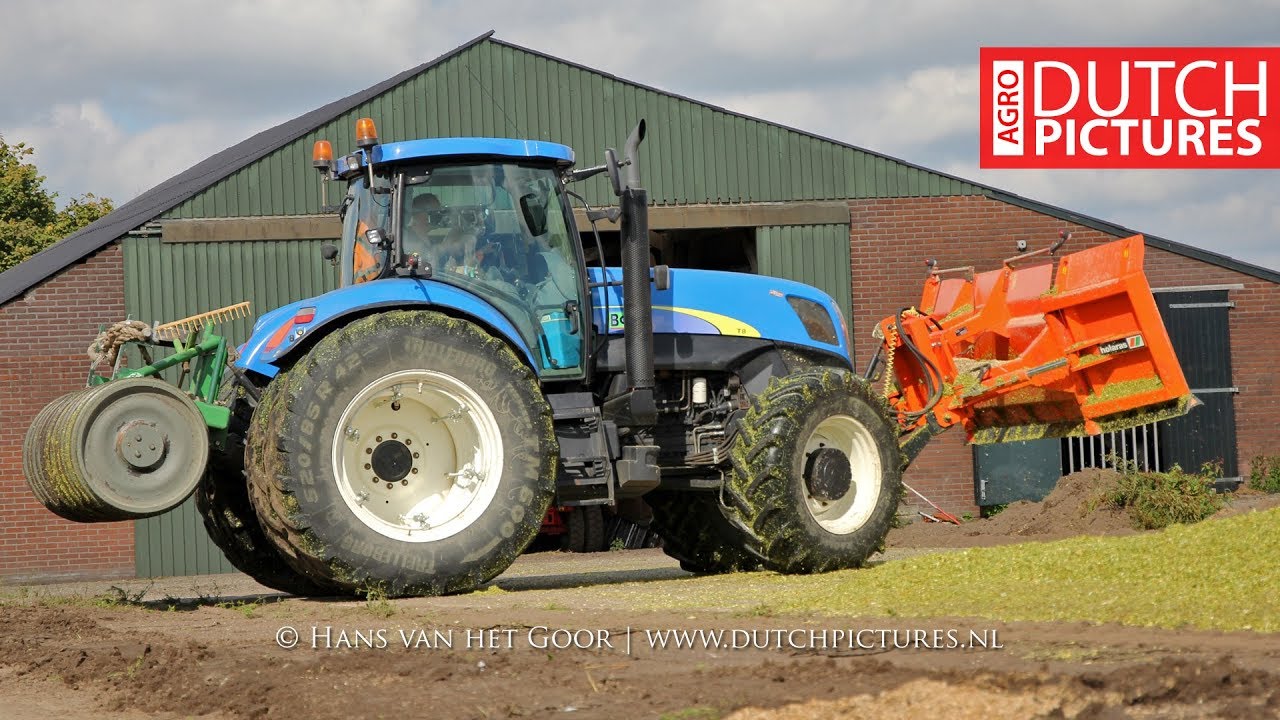 Mais hakselen 2017 + Kuilwerk | Claas Jaguar 870 | Bosch Hengelo | Harvesting maize + pitwork