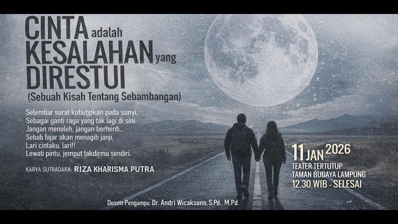 CINTA ADALAH KESALAHAN YANG DIRESTUI | PENTAS SENI TEATER PGSD 2024 A STKIP PGRI BANDAR LAMPUNG