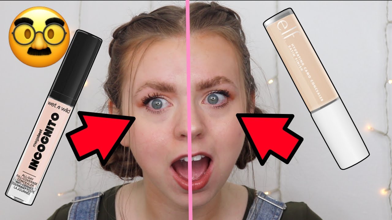 NEW Wet n Wild Incognito Full Coverage Concealer VS. e.l.f Hydrating Camo Concealer!