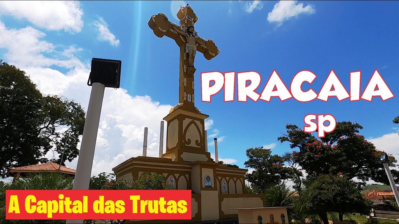PIRACAIA / SP - A Capital das Trutas - Mirante Santo Cruzeiro - Casa do ARTESÃO - Centro da cidade .