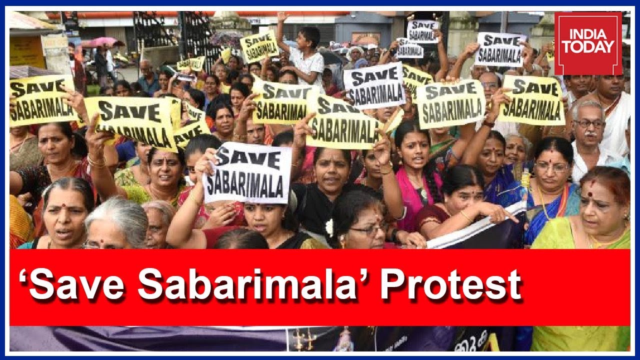 BJP 'Save Sabarimala' Protest Over SC Verdict Today In Thiruvananthapuram