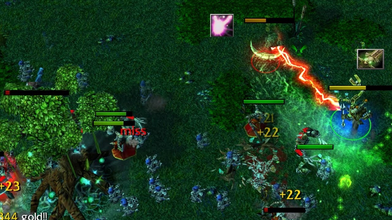 DOTA TINKER LOST 2 LANES: 0.1% Chance to Win (THRONE DEFENSE)