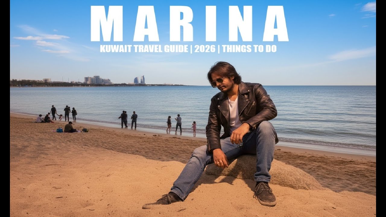 Kuwait Travel Guide 🌊 Marina Beach 🇰🇼 | Best Things to Do & Sunset (4K)