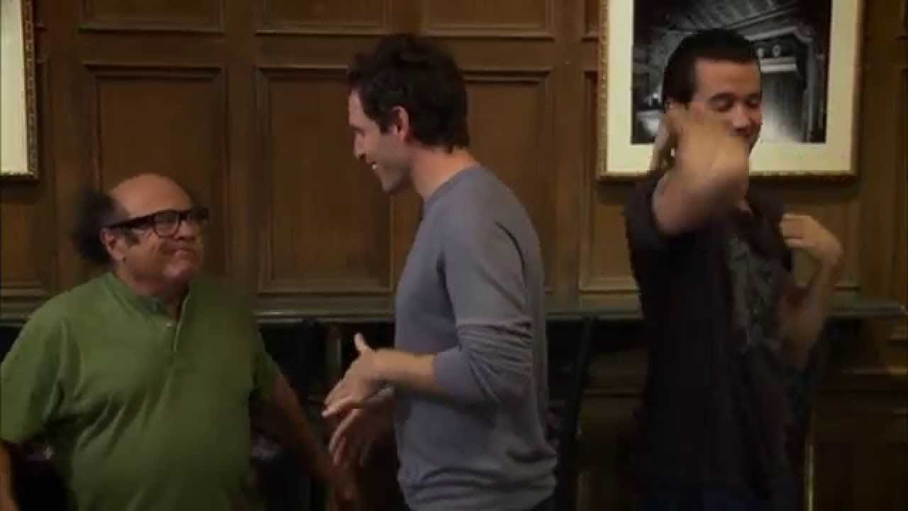 Frank, Mac and Dennis dancing 