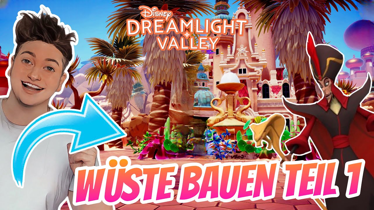 Neues RAPUNZEL CORONA SCHLOSS hasst WEGE!! 🤨 | Wüste gestalten Teil 1 | Disney Dreamlight Valley