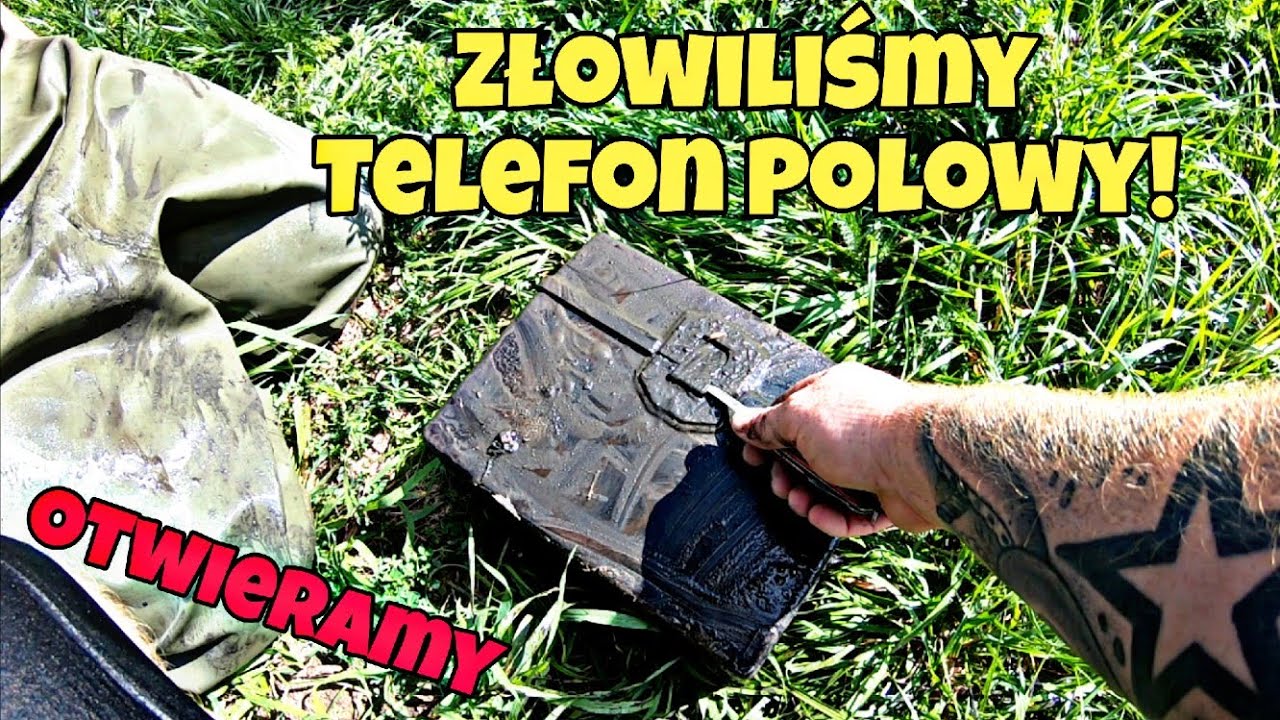 Magnes wyłowił dużo podkładek i wojskowy telefon polowy 219