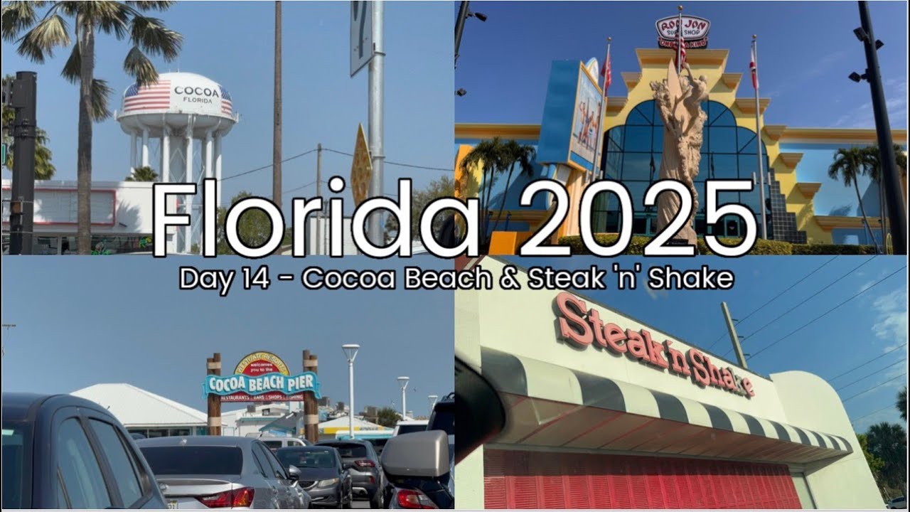 Florida Day 14 | Cocoa Beach | Steak 'n' Shake