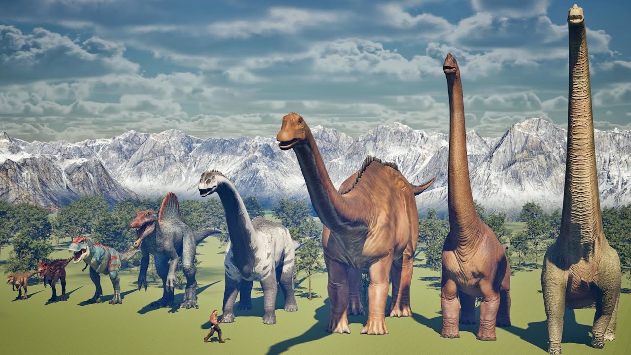 Dinosaur Size Comparison | 3d Animation Comparison | Smallest to Largest Dinosaurs on Earth!