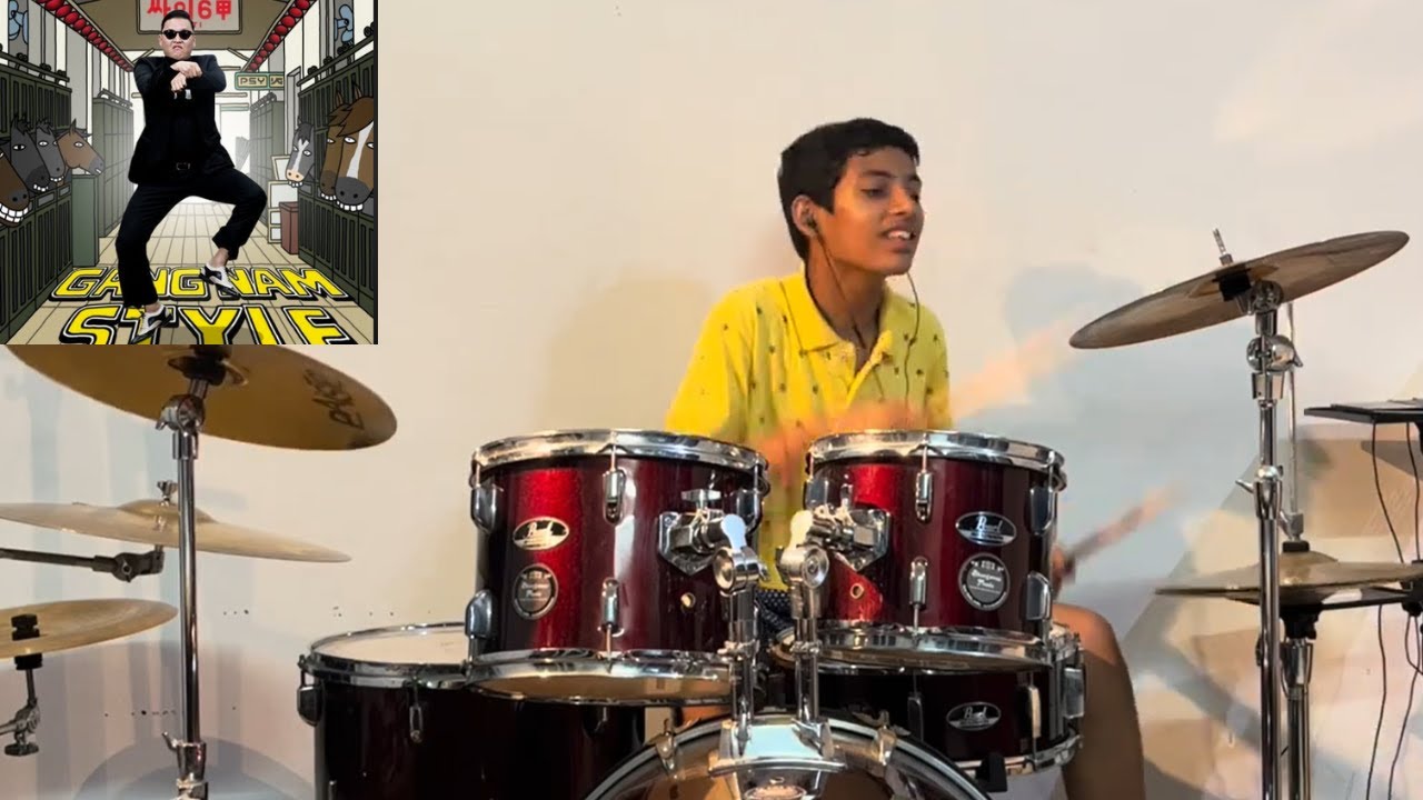 PSY - Gangnam Style Drum Cover By Arnav
